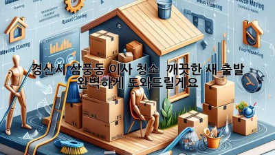 ✨ 경산시 삼풍동 이사 청소! 💎 깨끗한 새 출발, 완벽하게 도와드릴게요! 🏡